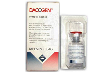 DACOGEN 50 MG IV KONSANTRE INFUZYONLUK COZELTI ICIN TOZ